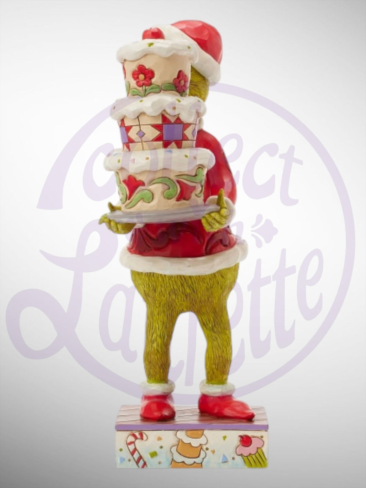 Jim Shore Dr. Seuss The Grinch - Grinch with Grinchy Cake Figurine
